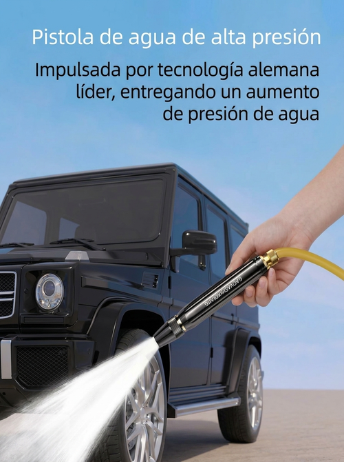 Convierte tu manguera normal en una potente hidrolimpiadora
