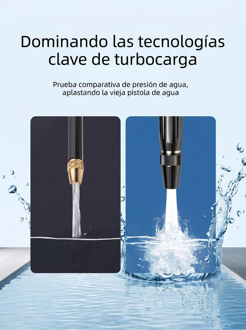 Convierte tu manguera normal en una potente hidrolimpiadora
